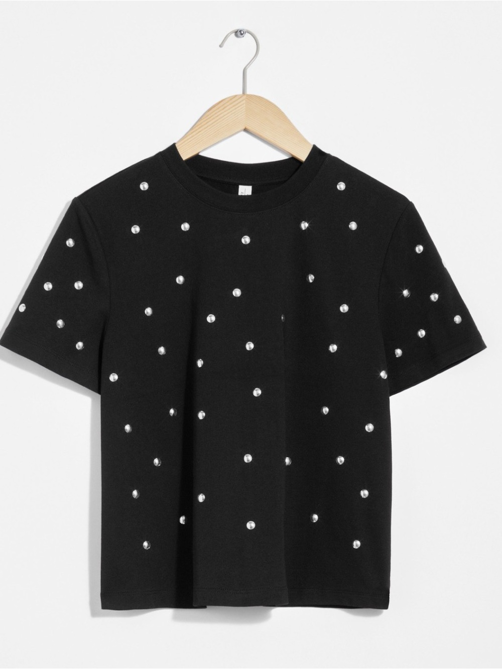 & Other Stories Studded T Shirt , XS